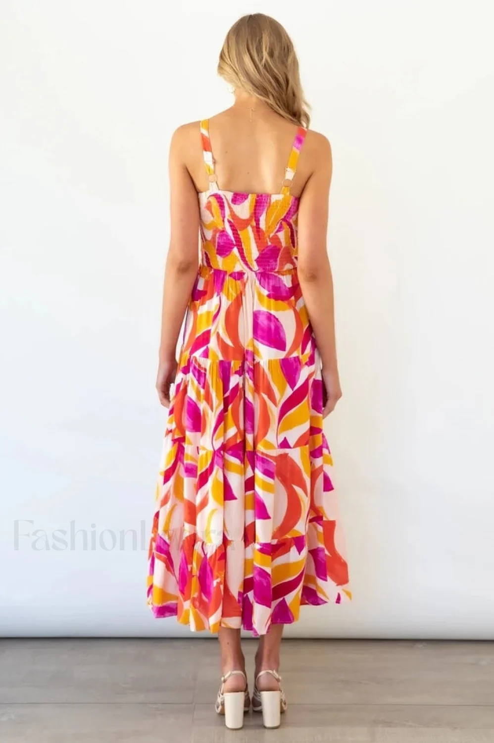 Savannah Smocked Stylish Maxi Dress - Image 15