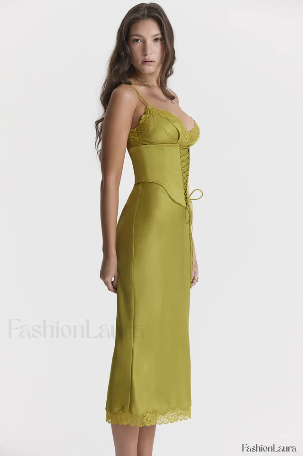 Salma Satin Stylish Slip Midi Dress - Image 62