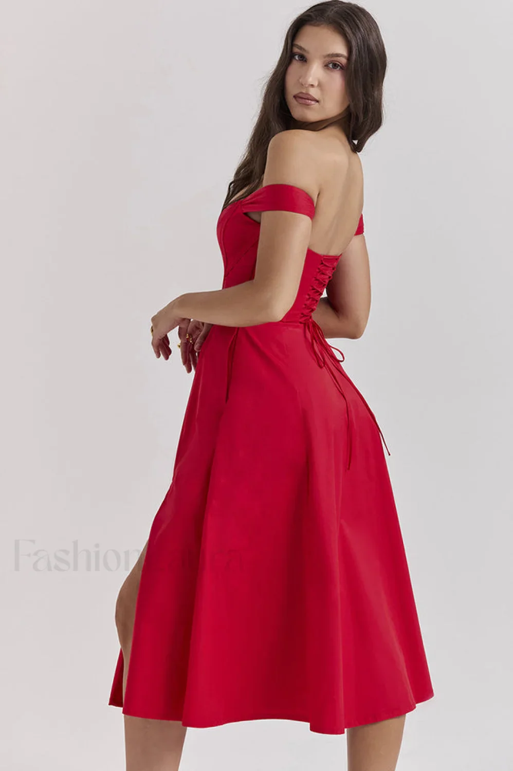 Saira Floral Stylish Print Midi Sundress - Image 27