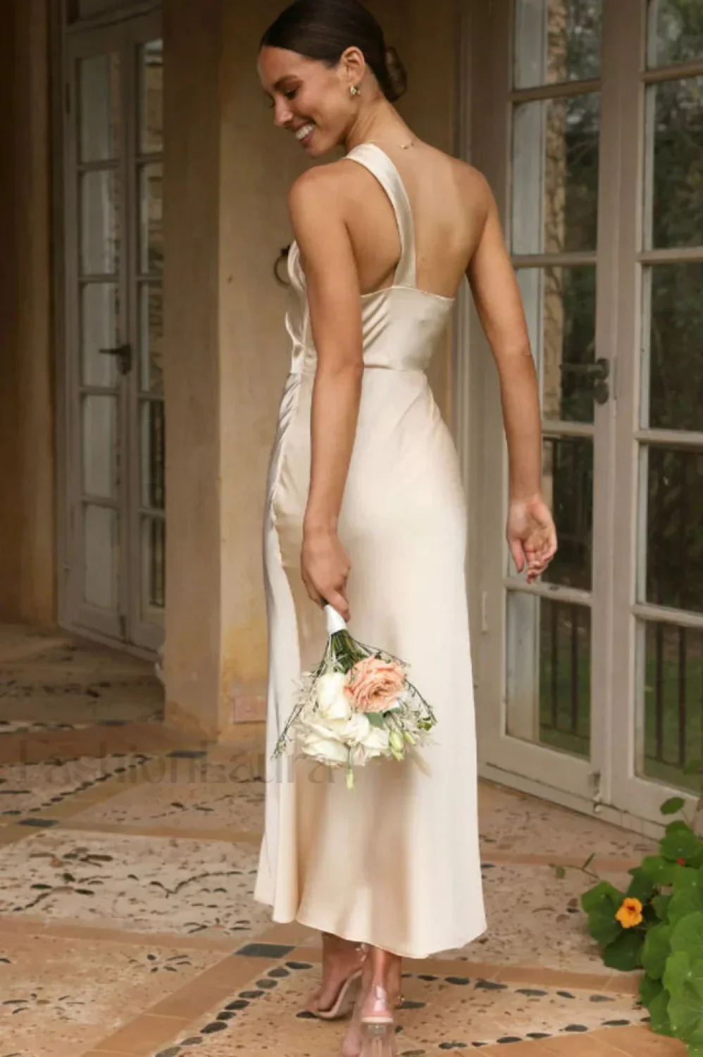 Sabine Elegant Midi Dress - Image 2