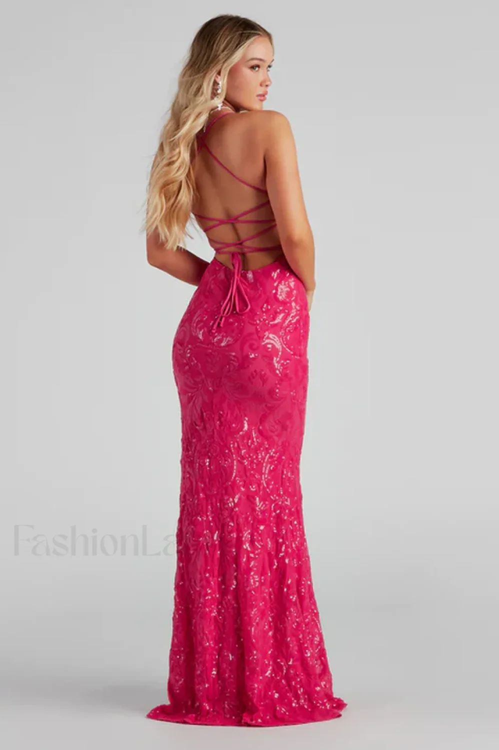 Rowena Sequin Stylish Mermaid Dress - Image 15