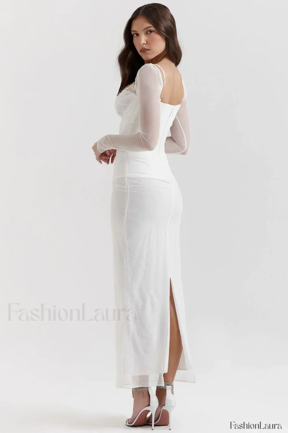 Katarina Black Stylish Maxi Dress - Image 20