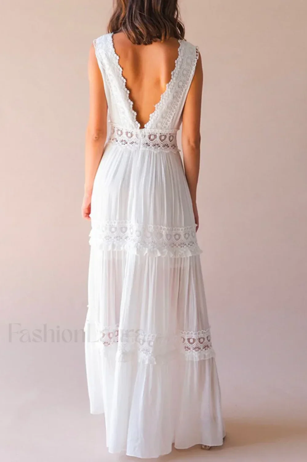 Jessica White Stylish Maxi Dress - Image 5