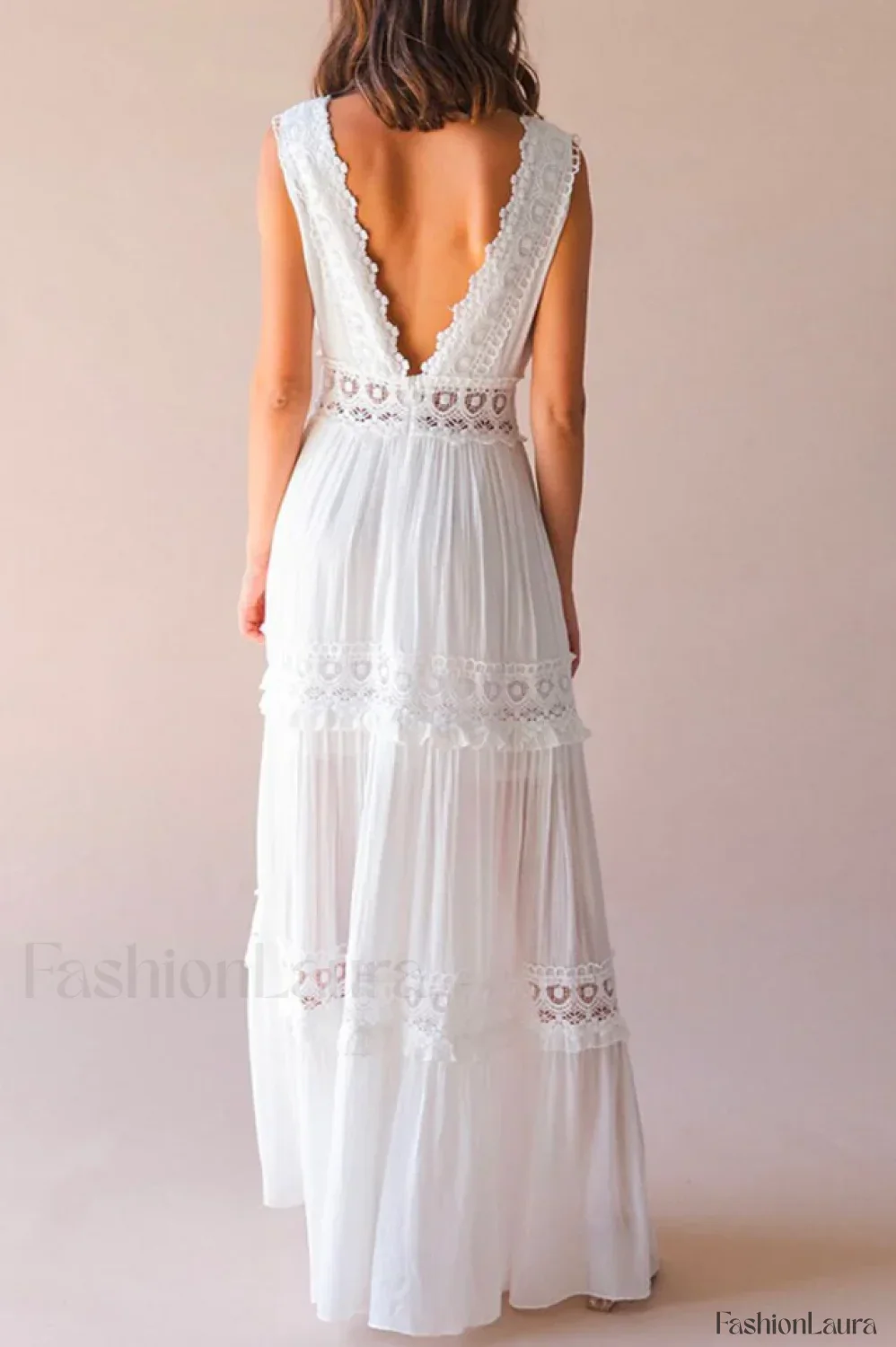 Jessica White Stylish Maxi Dress - Image 8