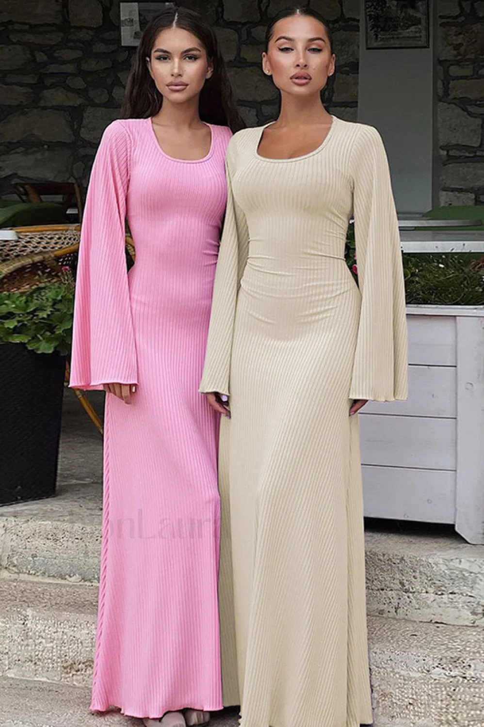 Jaye Long Stylish Sleeve Maxi Dress - Image 18