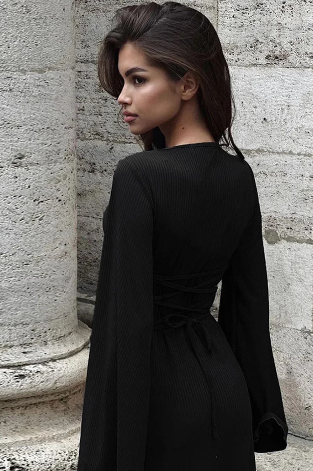 Jaye Long Stylish Sleeve Maxi Dress - Image 20