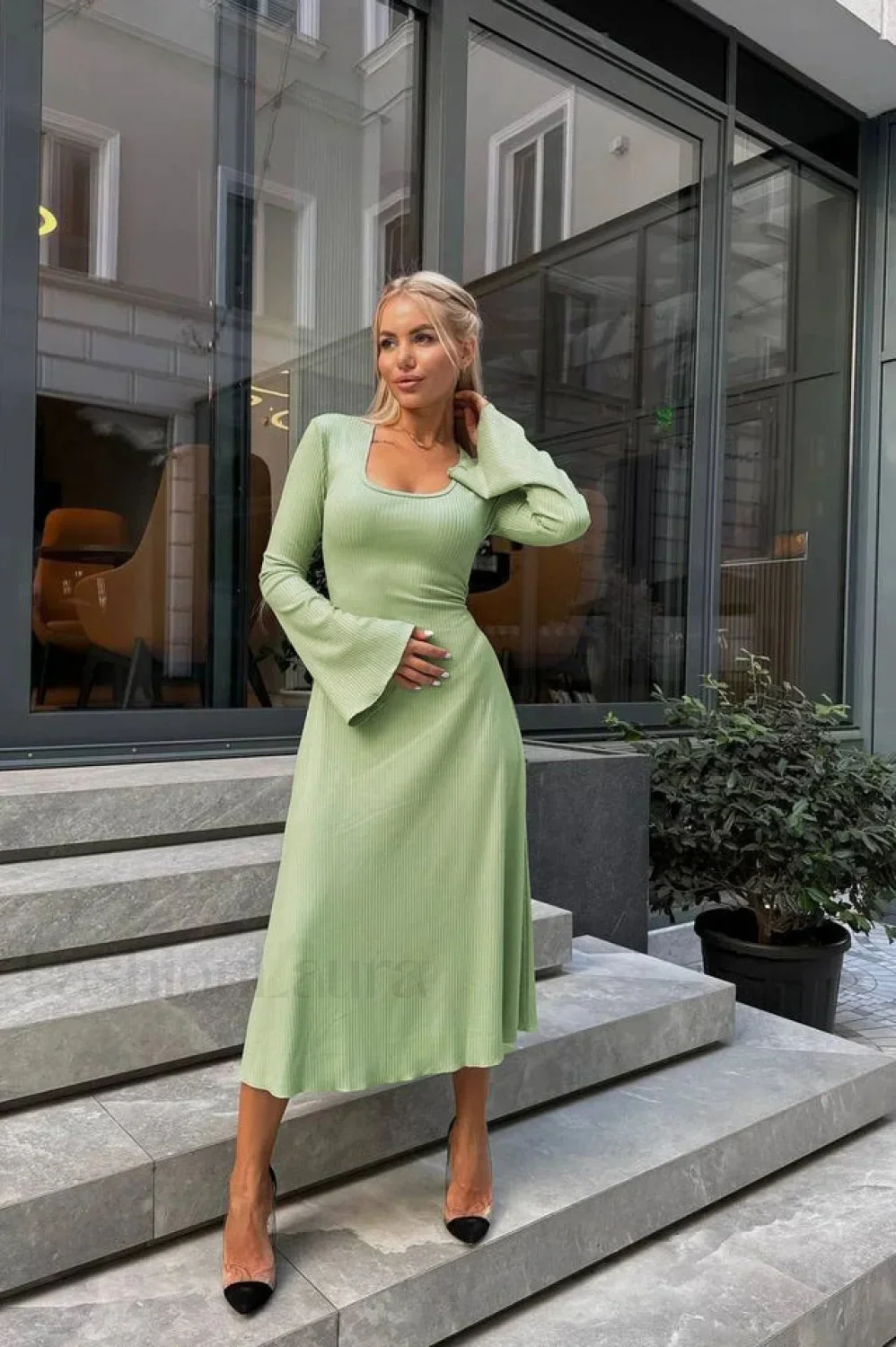 Jaye Long Stylish Sleeve Maxi Dress - Image 30