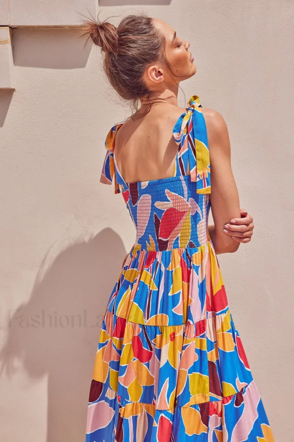 Jaclyn Smocked Stylish Maxi Dress - Image 10