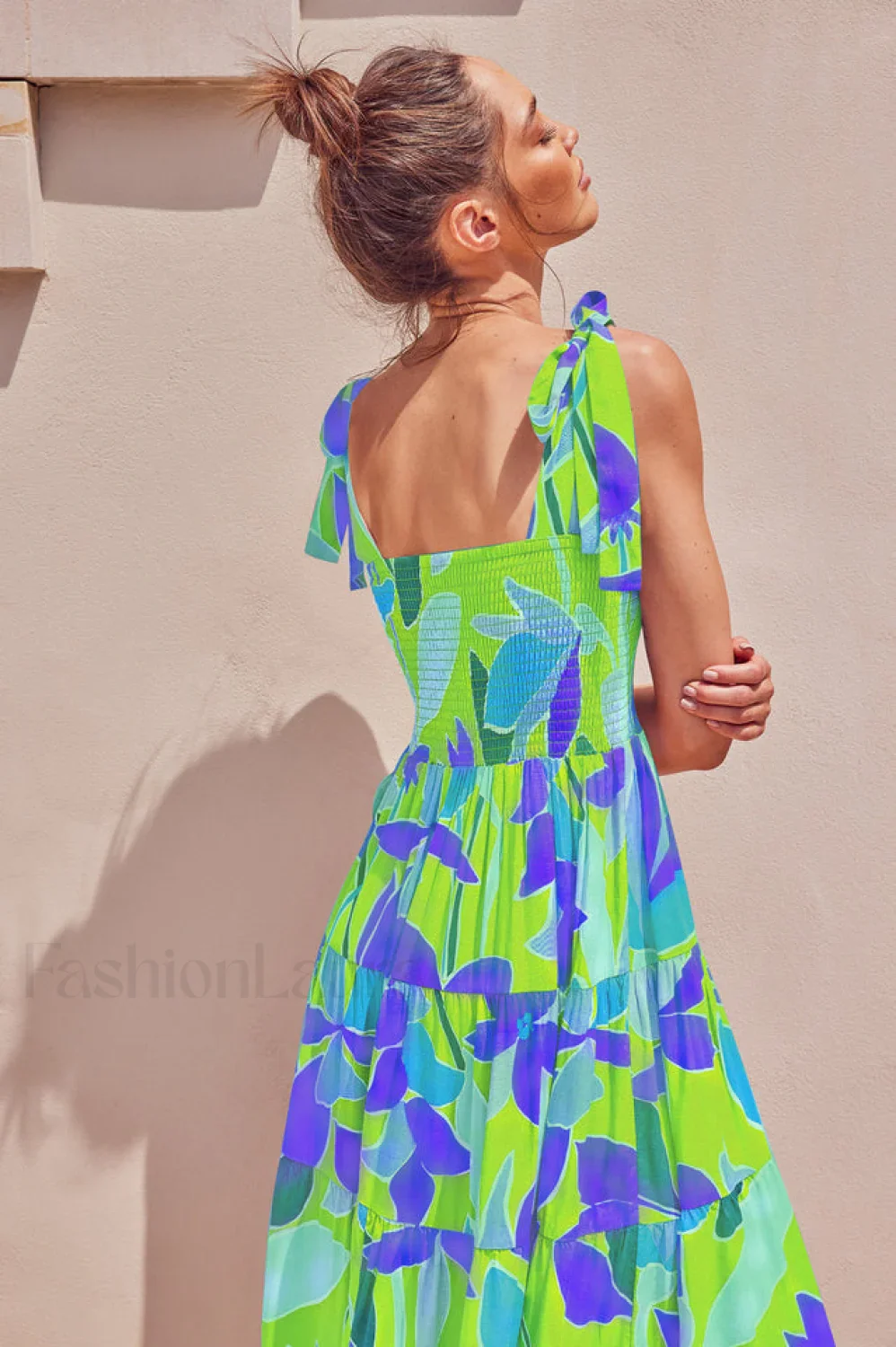 Jaclyn Smocked Stylish Maxi Dress - Image 12