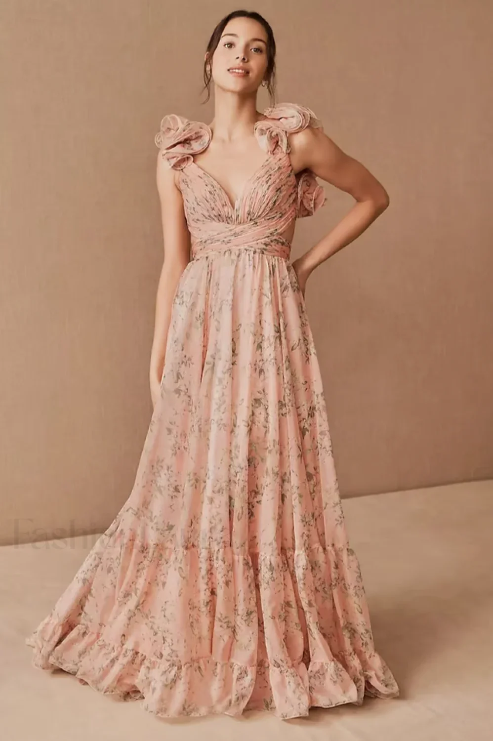 Indy Elegant Chiffon Dress