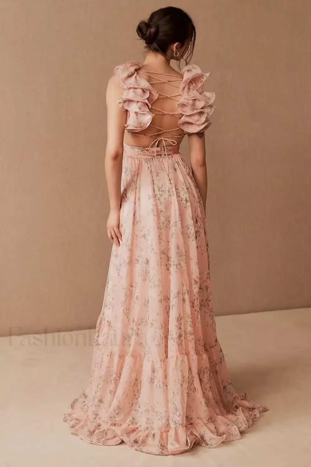 Indy Elegant Chiffon Dress - Image 6
