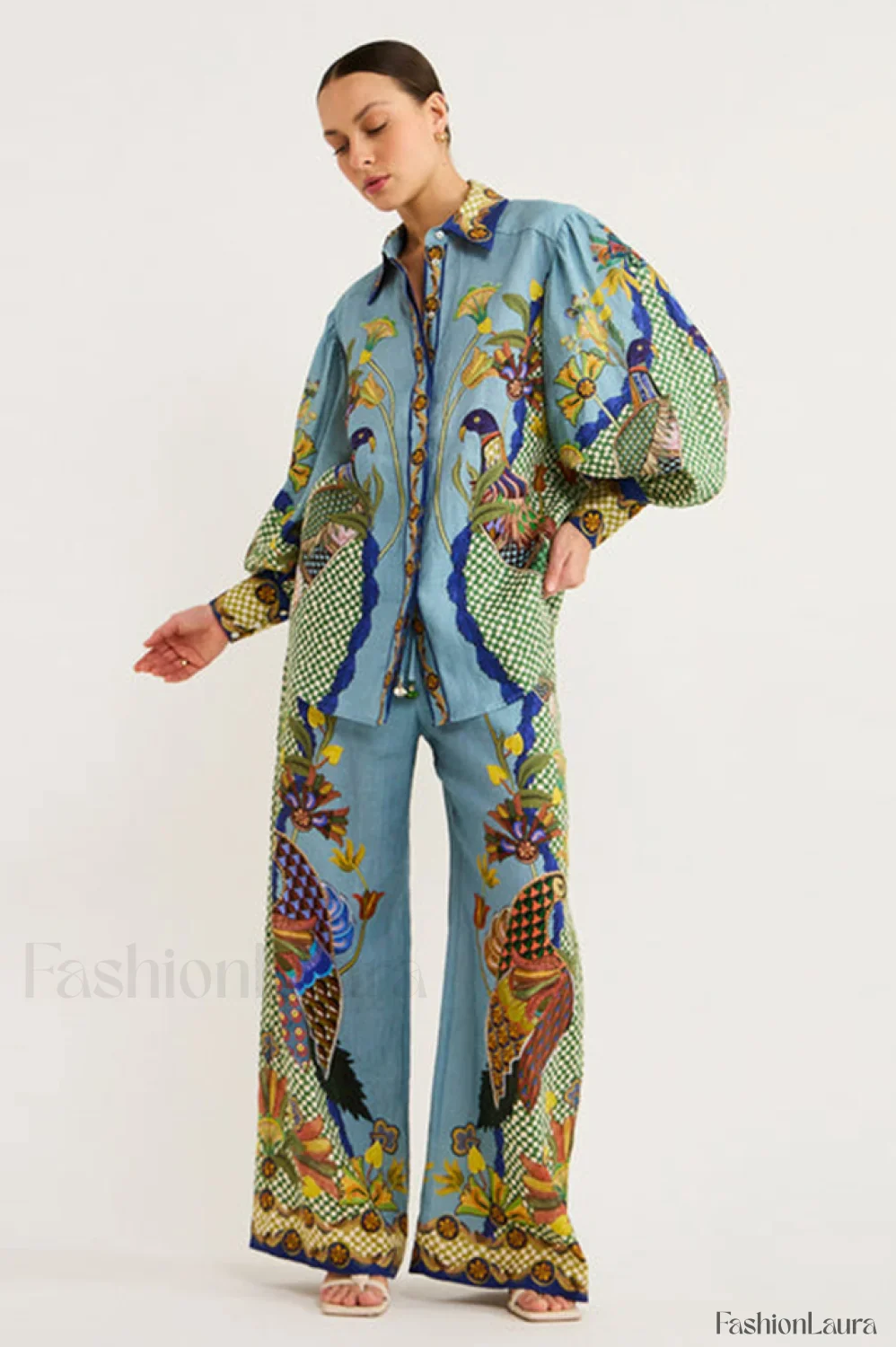 Gilly Shirt Stylish + Pant Set - Image 47