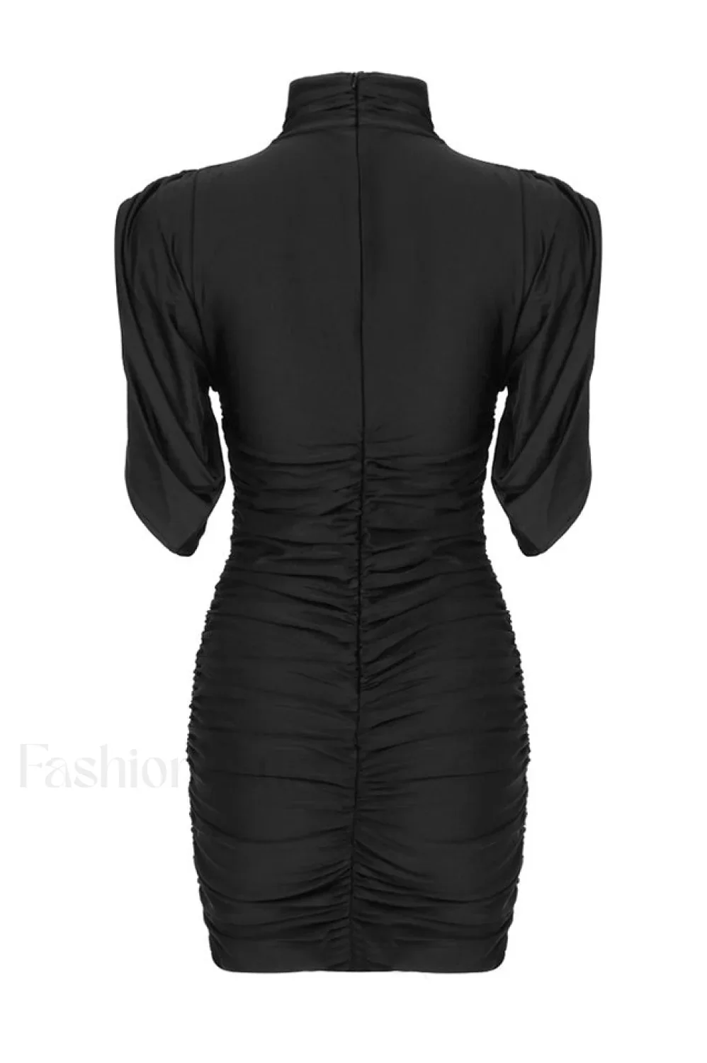 Rose-appliqu茅 Ruched Stylish Jersey Minidress - Image 37