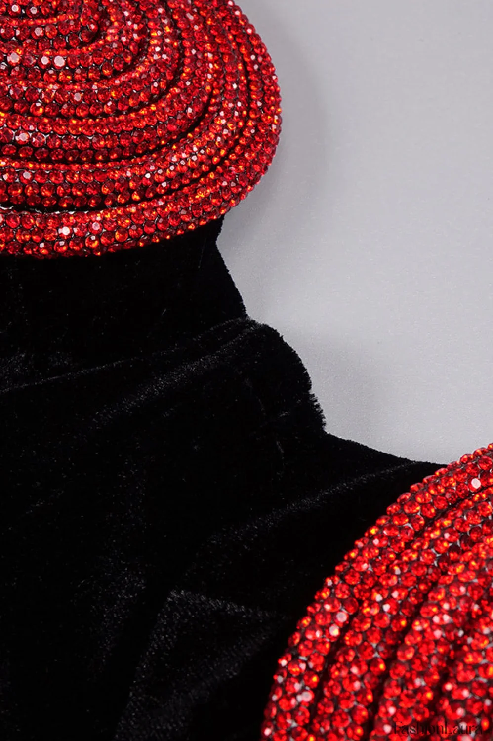 Red Crystal Stylish Heart Dress - Image 29