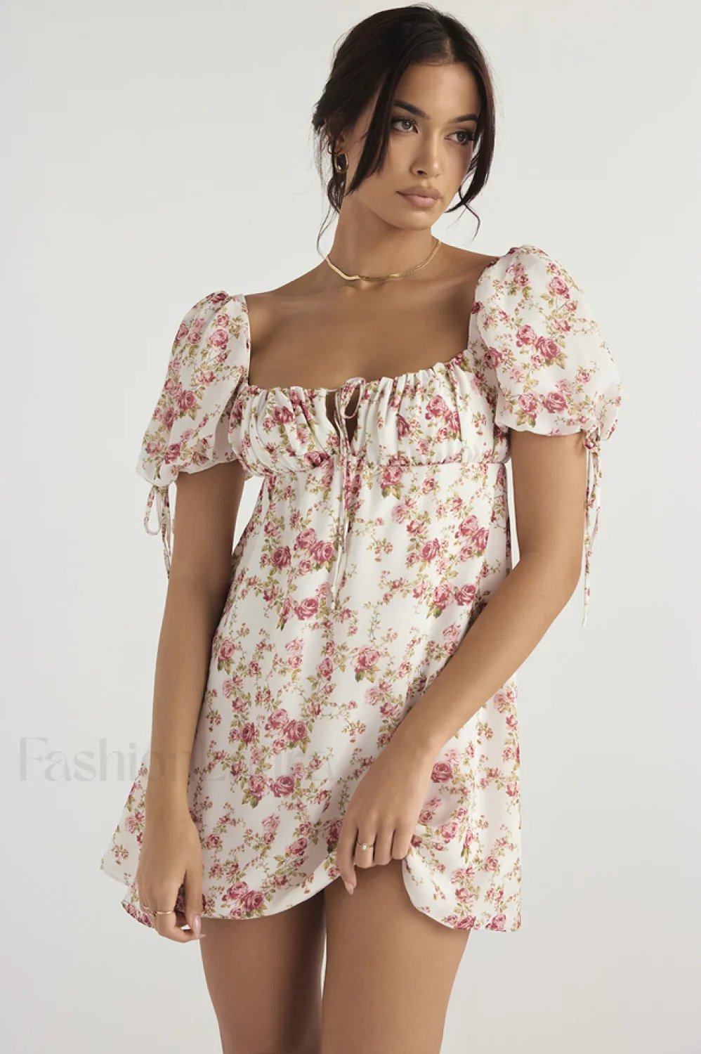 Princess Georgette Stylish Mini Dress - Image 51