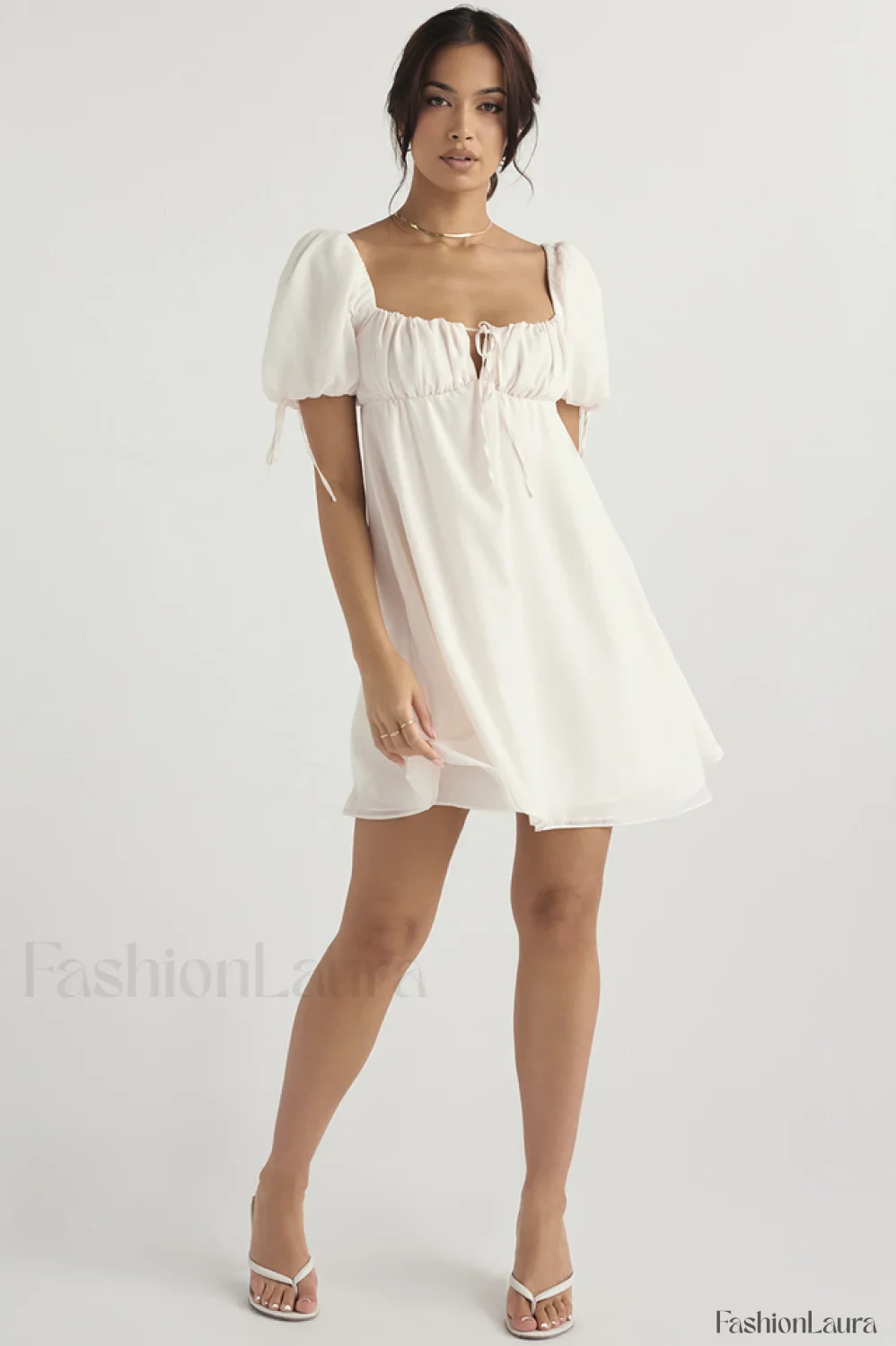 Princess Georgette Stylish Mini Dress - Image 69