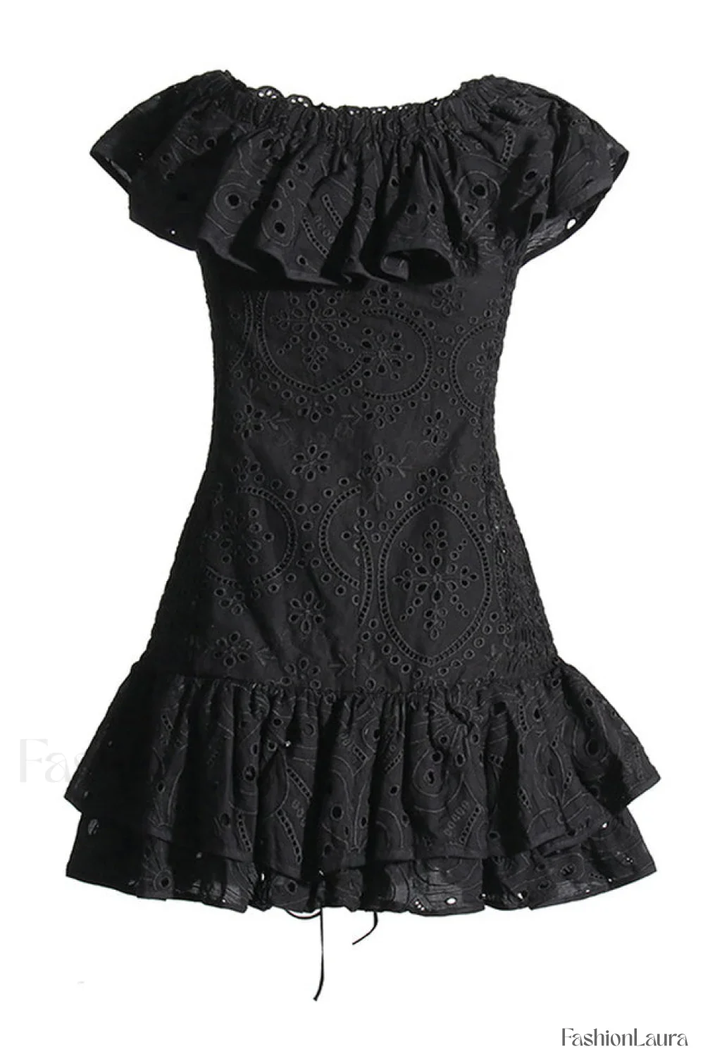 Pia Elegant Short Dress - Image 64