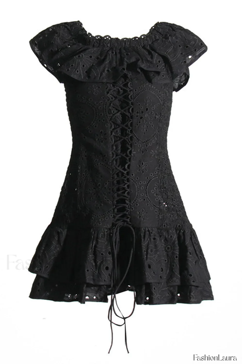 Pia Elegant Short Dress - Image 65
