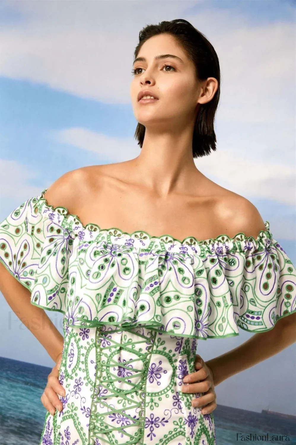 Pia Elegant Short Dress - Image 73