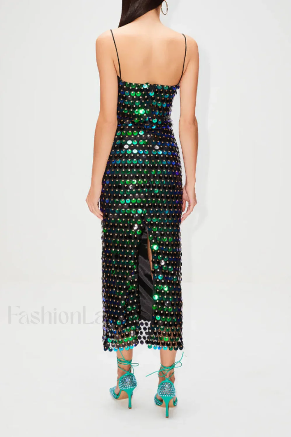 Phoenix Midi Stylish Dress in Sequins - Image 17