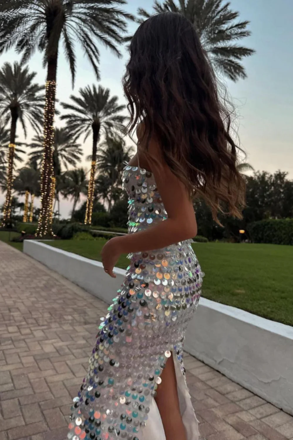 Phoenix Midi Stylish Dress in Sequins - Image 23