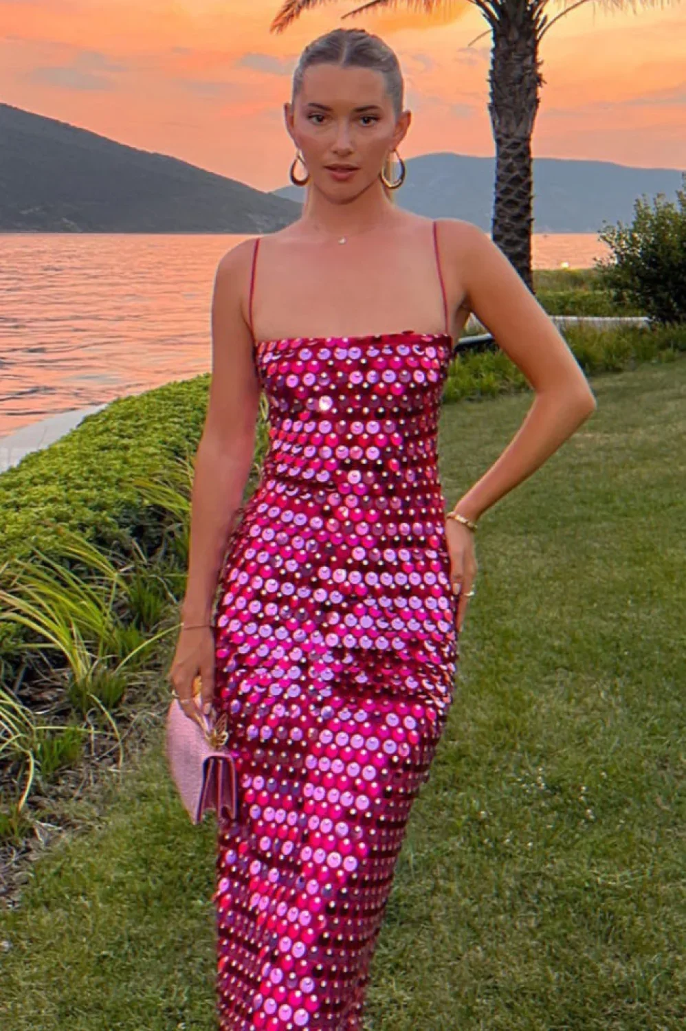 Phoenix Midi Stylish Dress in Sequins - Image 29