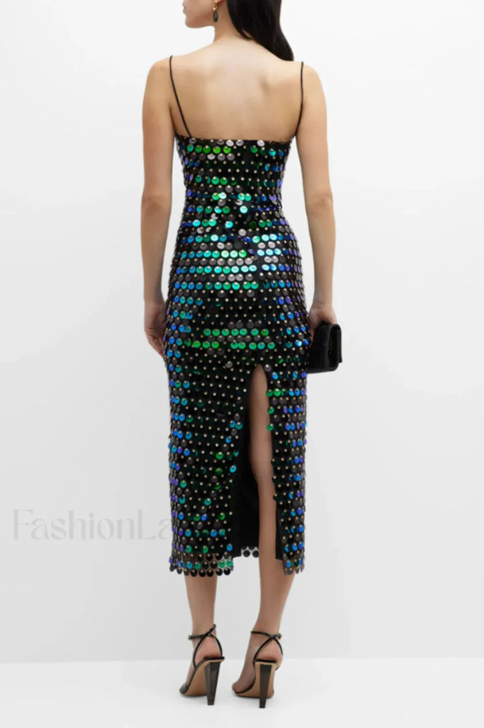 Phoenix Midi Stylish Dress in Sequins - Image 34