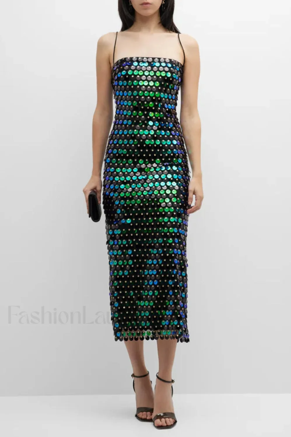 Phoenix Midi Stylish Dress in Sequins - Image 37