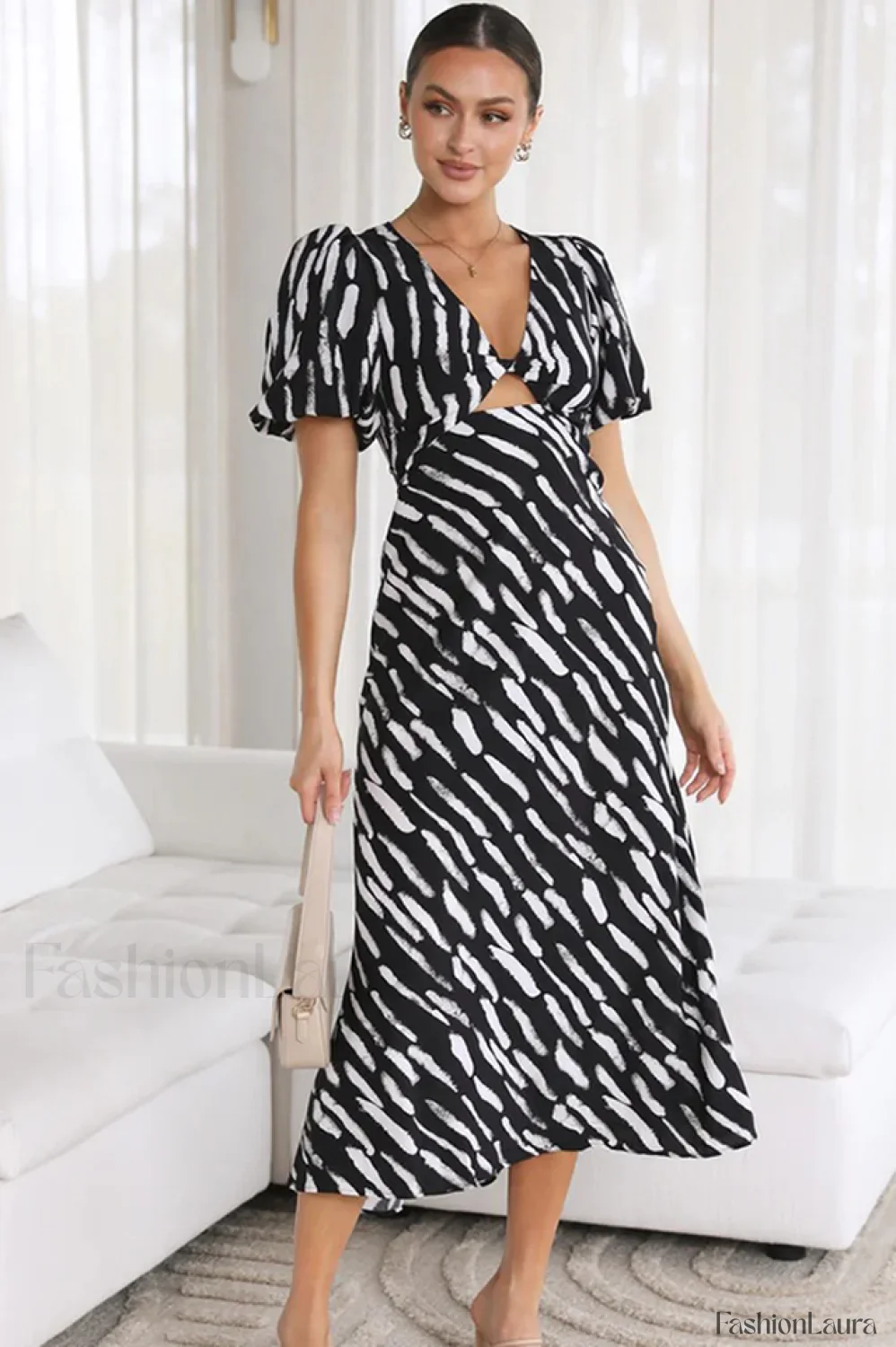 Paysley Elegant Midi Dress - Image 26