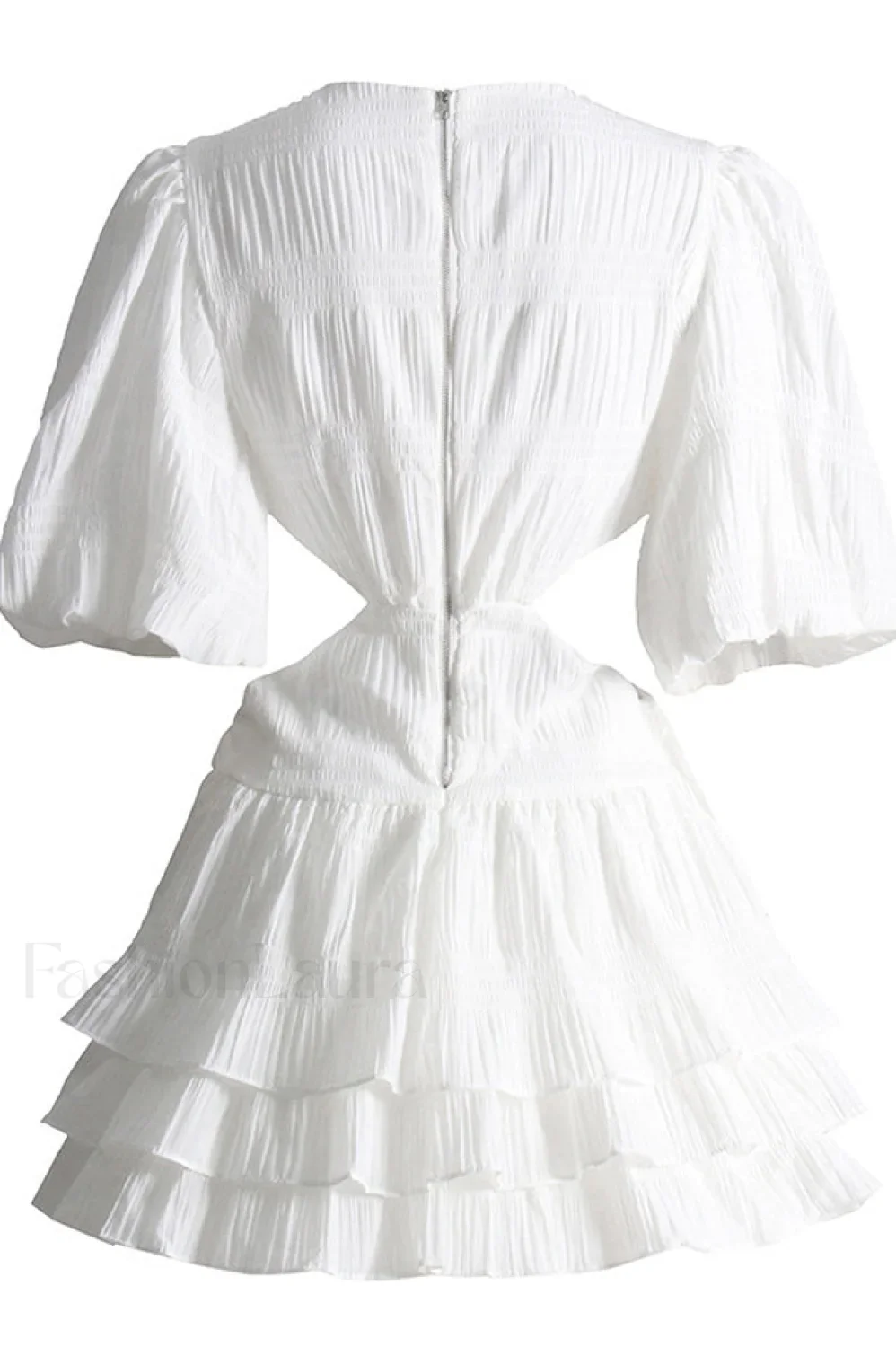 Paloma Puff Stylish Sleeve Mini Dress - Image 37