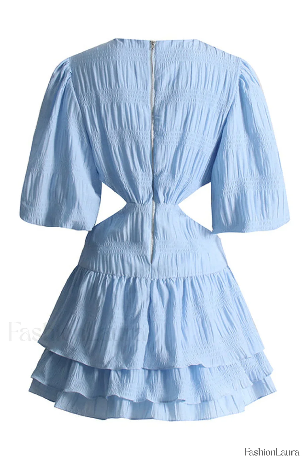 Paloma Puff Stylish Sleeve Mini Dress - Image 41