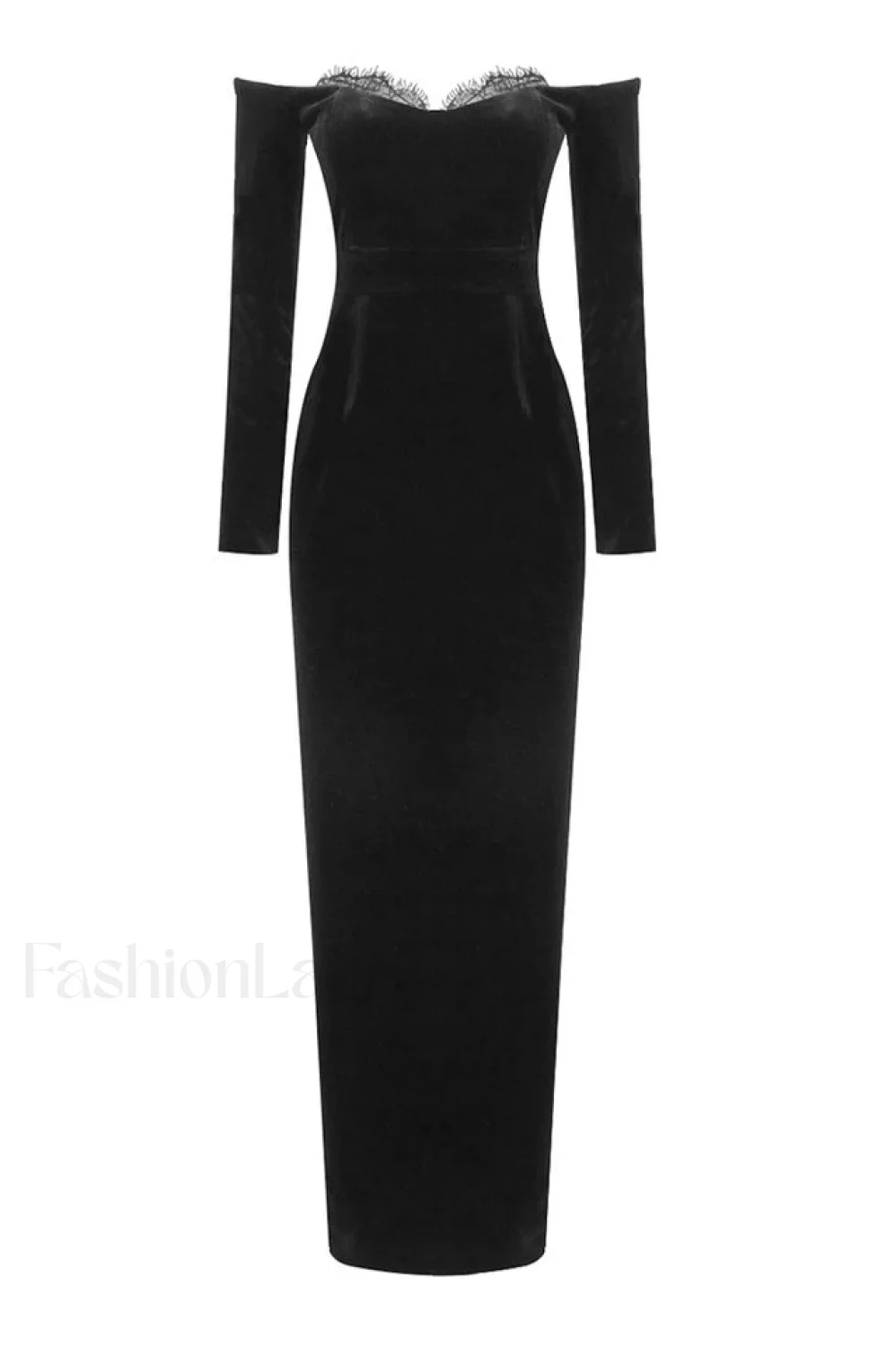 Palma Strapless Stylish Velvet Dress - Image 19