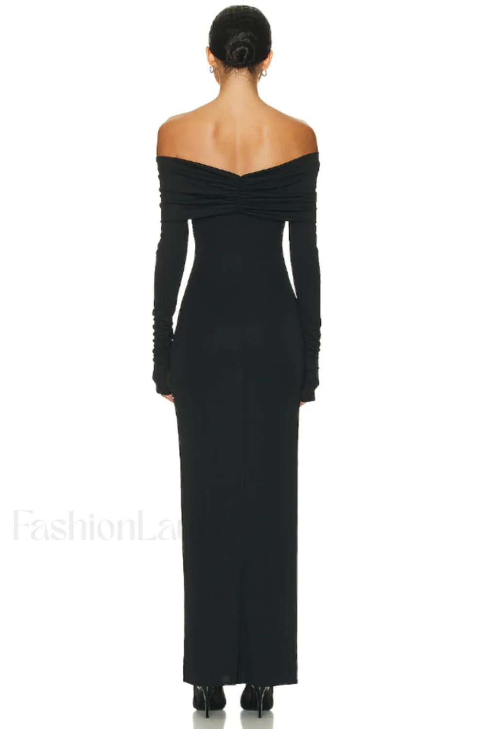 Off Shoulder Bodycon Charming Bardot Midi Dress - Image 13