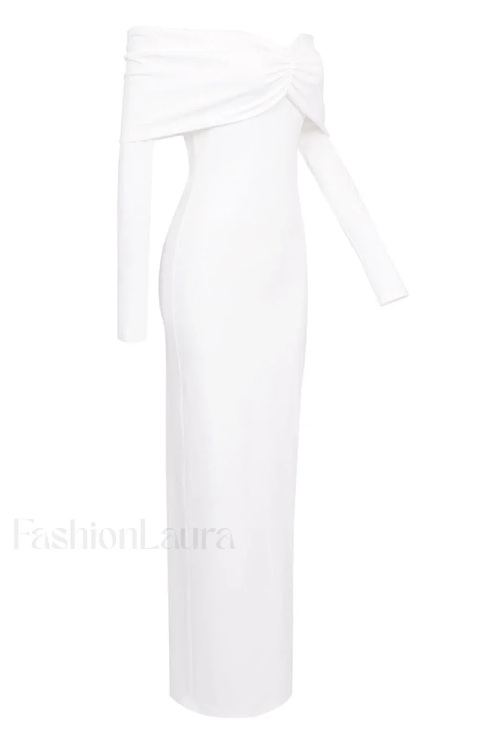 Off Shoulder Bodycon Charming Bardot Midi Dress - Image 17