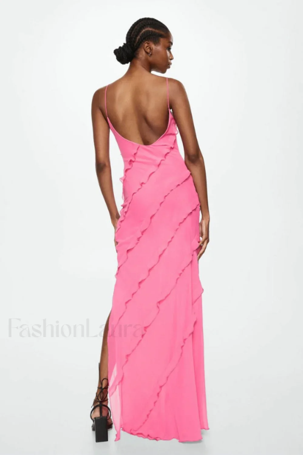 Ocean Waves Tiered Charming Ruffle Maxi Dress - Image 22