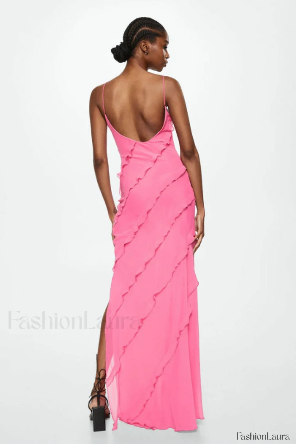 Ocean Waves Tiered Charming Ruffle Maxi Dress - Image 56