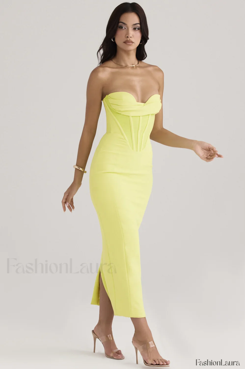 Neon Straptop Stylish Tunic Midi Dress - Image 23