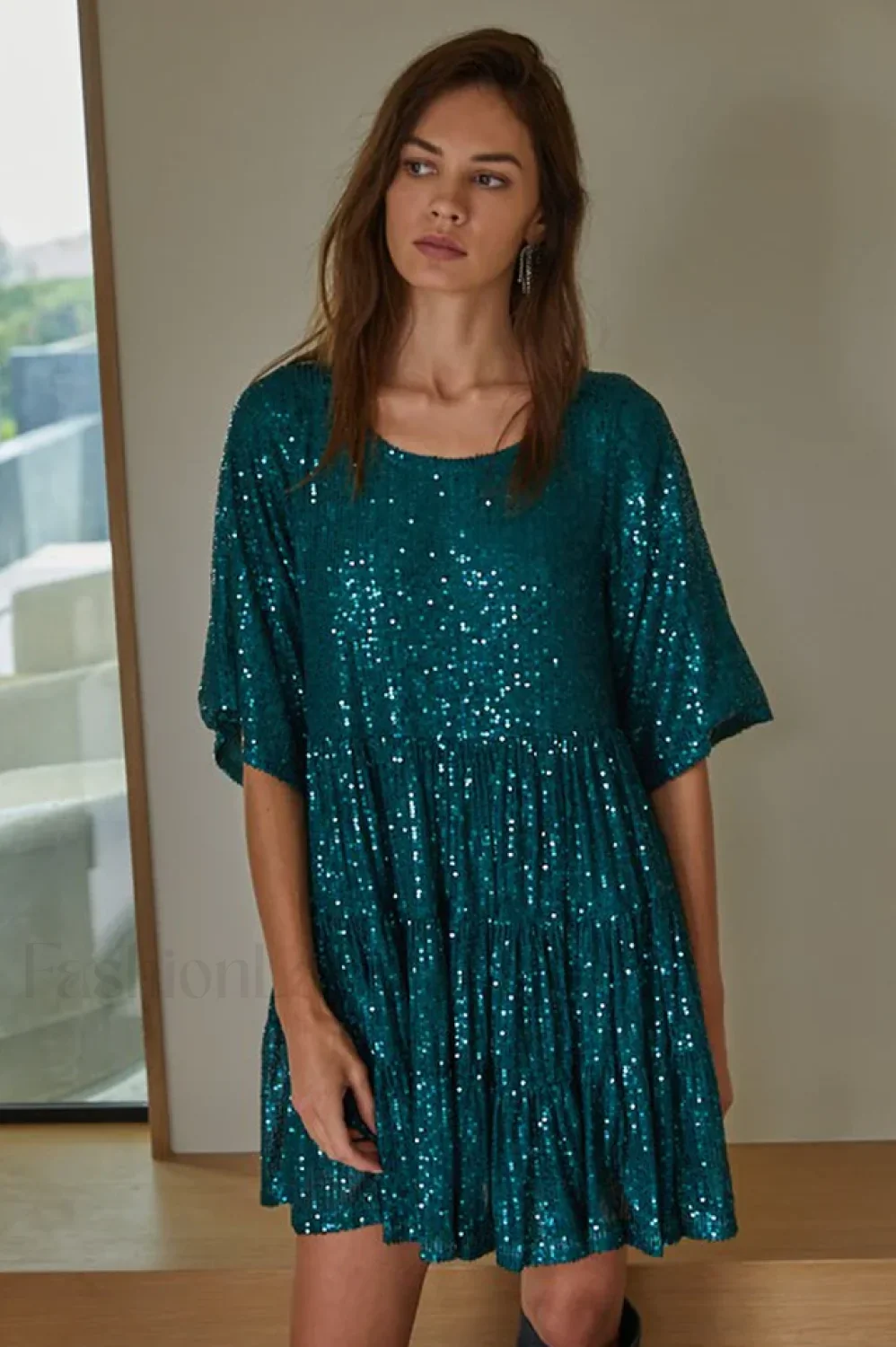 My Queen Sequin Charming Baby Doll Dress - Image 31