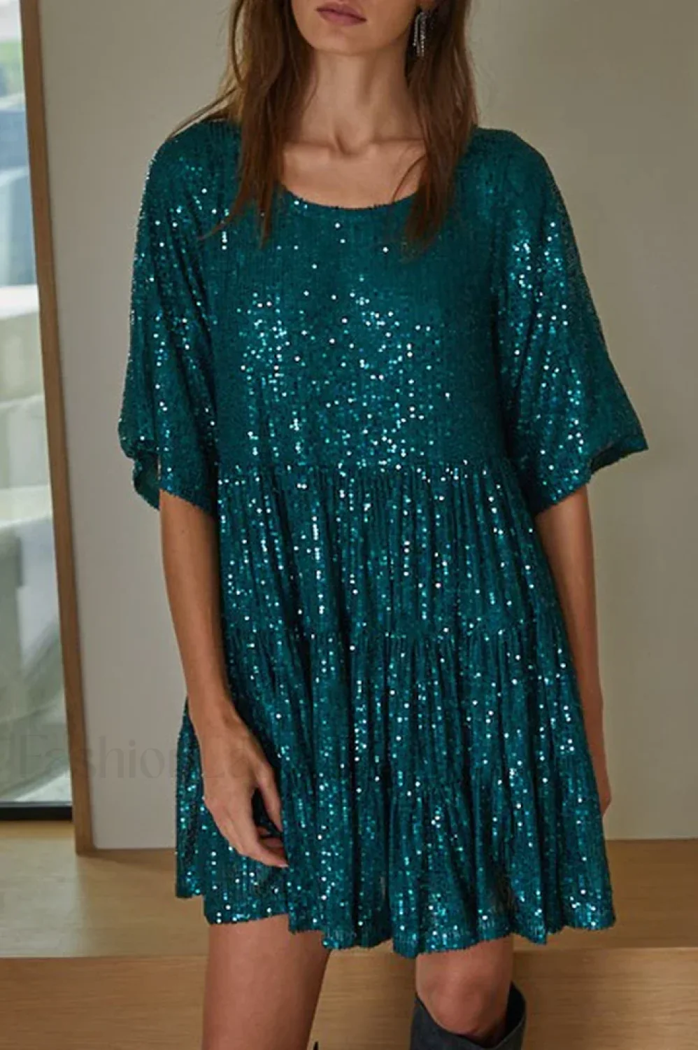 My Queen Sequin Charming Baby Doll Dress - Image 53
