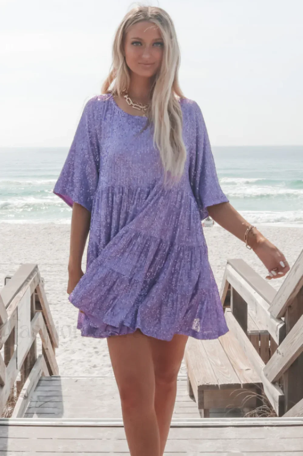 My Queen Sequin Charming Baby Doll Dress - Image 64