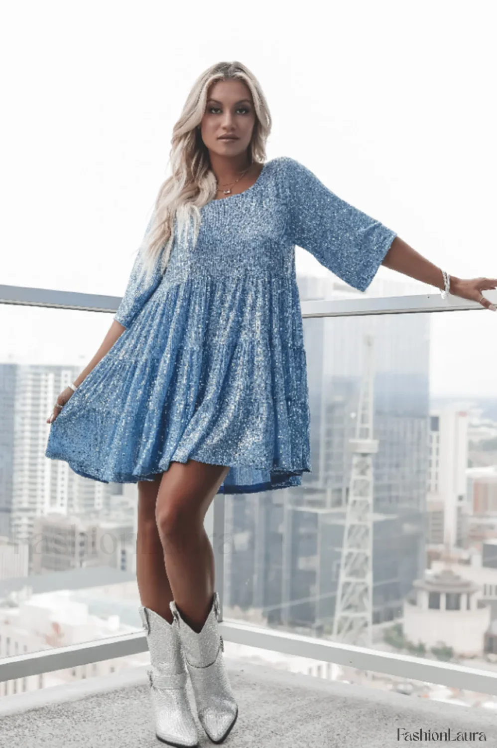 My Queen Sequin Charming Baby Doll Dress - Image 88
