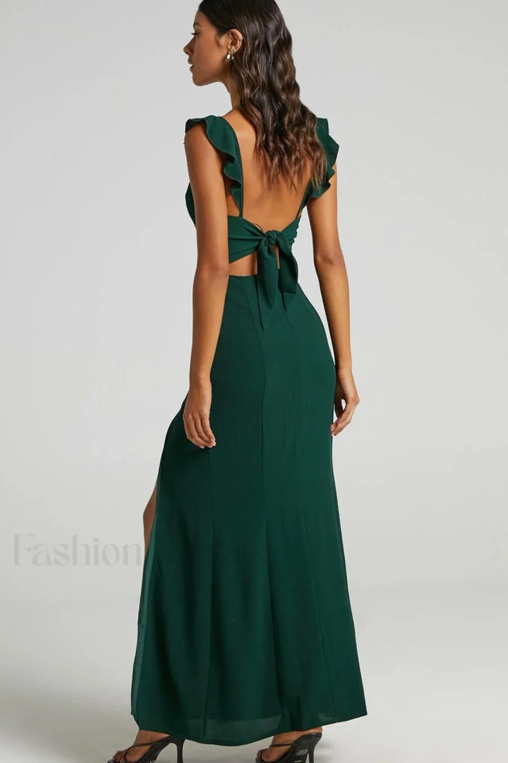 More Than This Charming Ruffle Strap Maxi Dress - Image 31