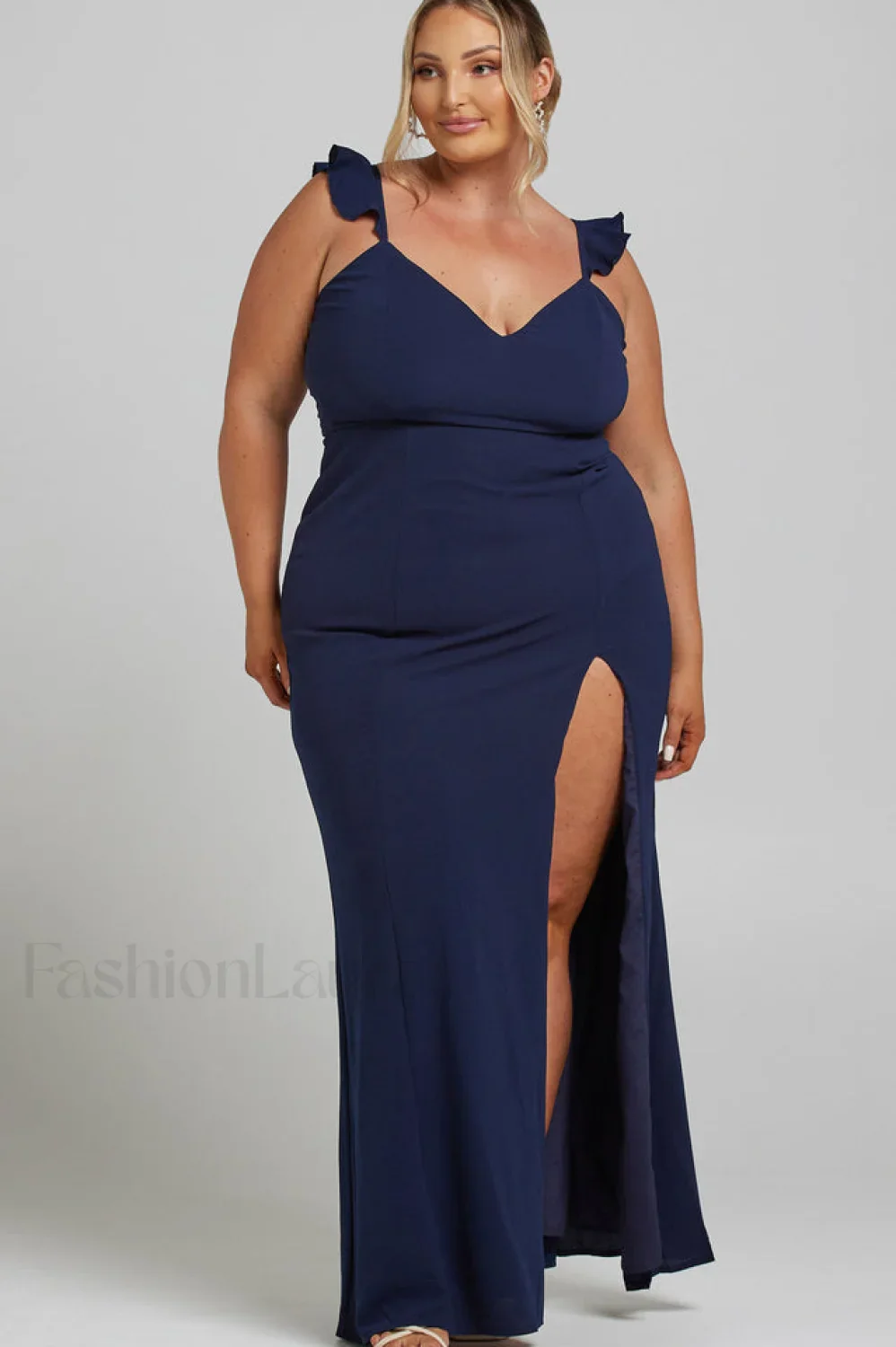 More Than This Charming Ruffle Strap Maxi Dress - Image 44
