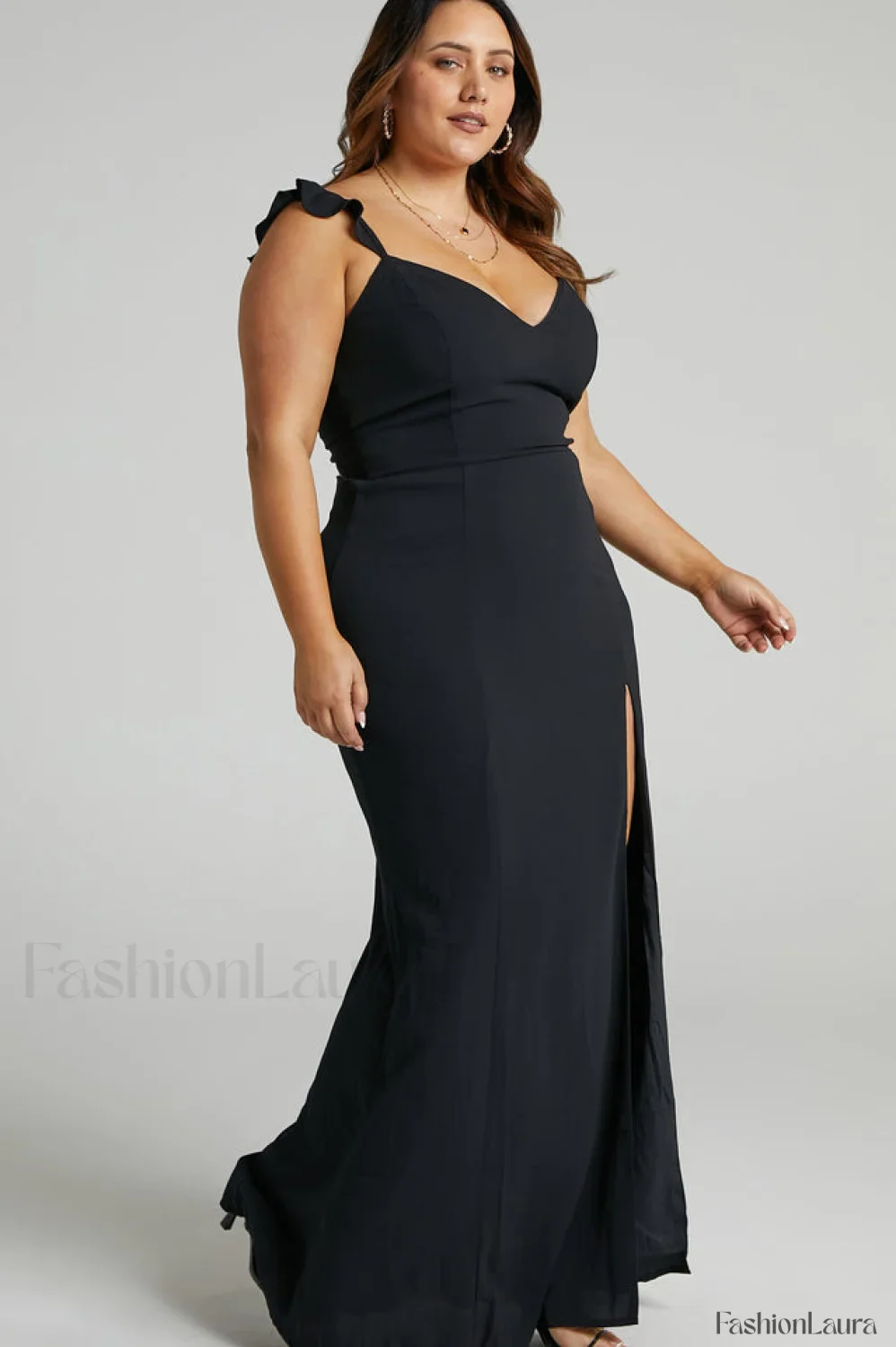 More Than This Charming Ruffle Strap Maxi Dress - Image 62