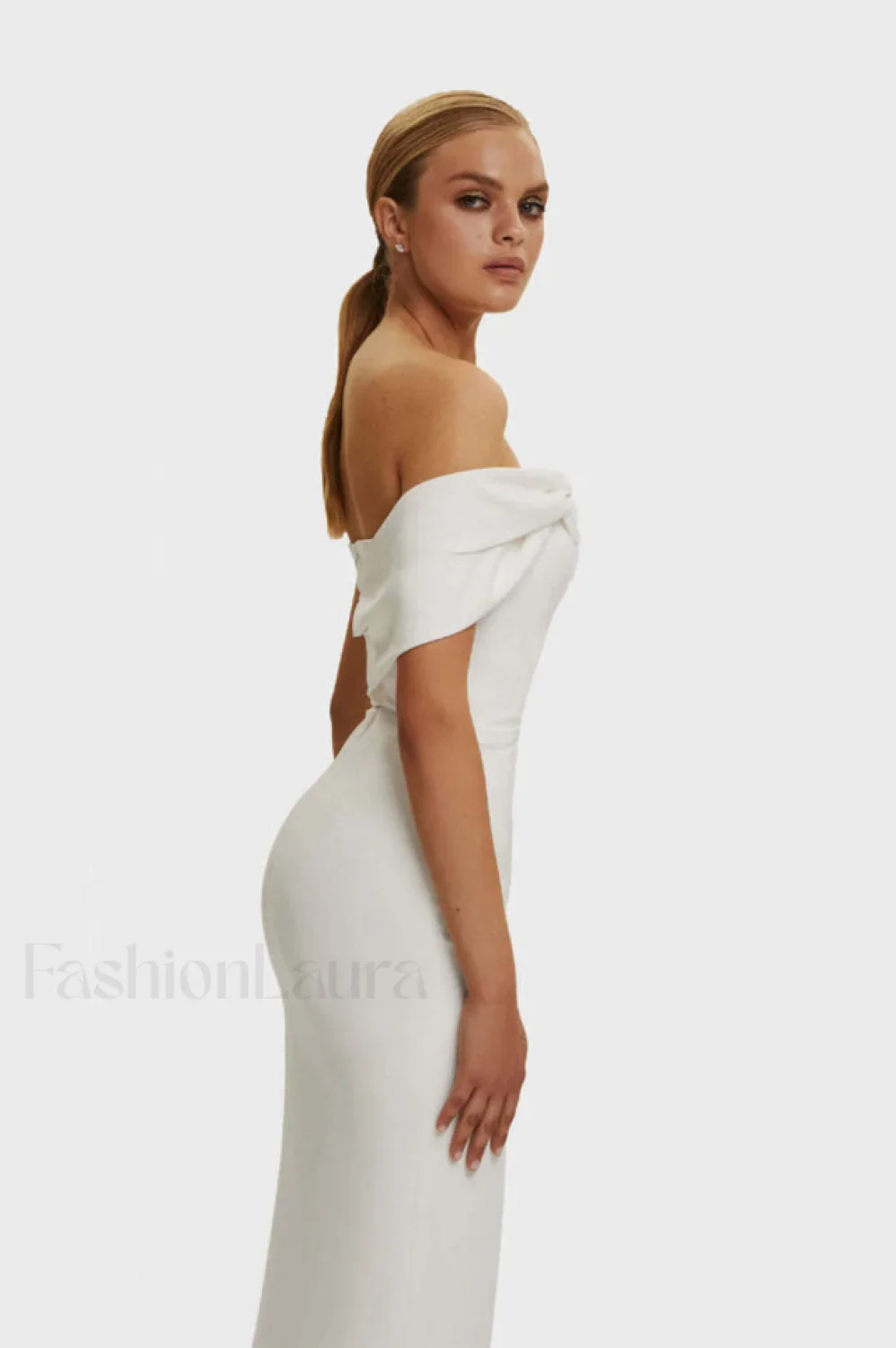Milla Nova Draped Charming Crepe Midi Dress - Image 22