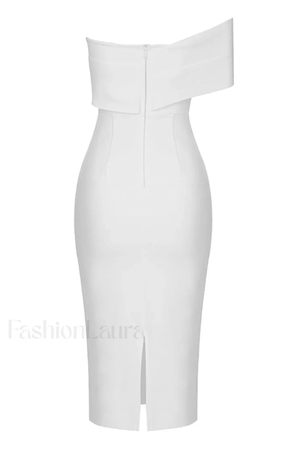 Milla Nova Draped Charming Crepe Midi Dress - Image 9