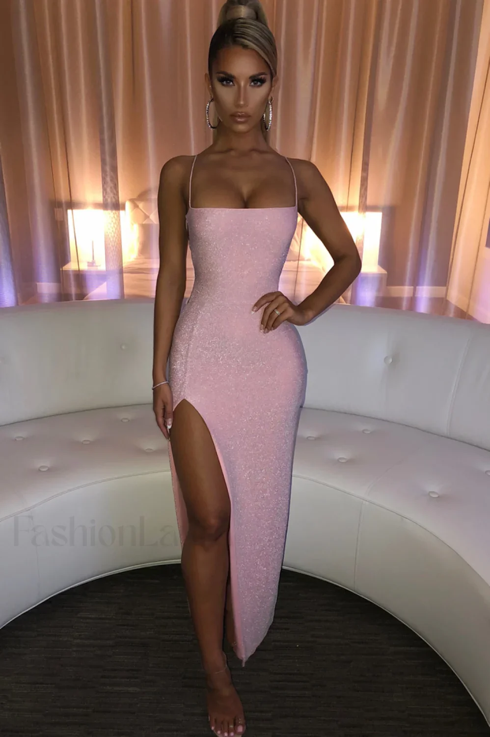 Miley Maxi Stylish Sparkle Dress - Image 18
