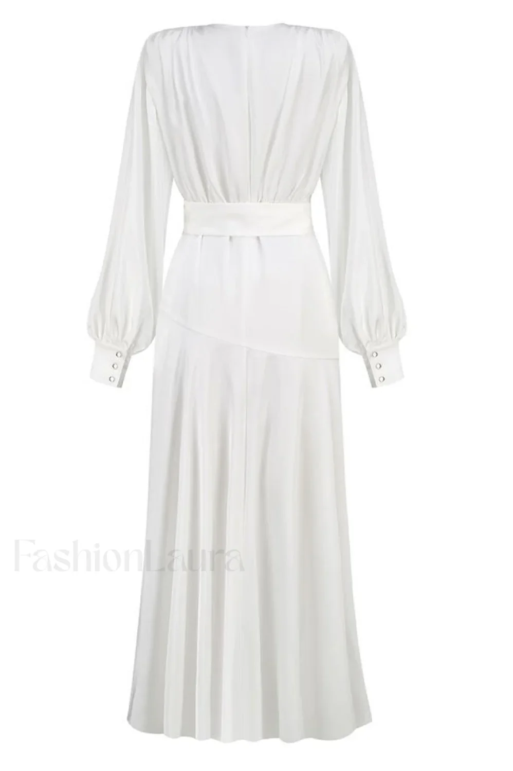 Michele Satin Stylish Formal Maxi Dress - Image 17