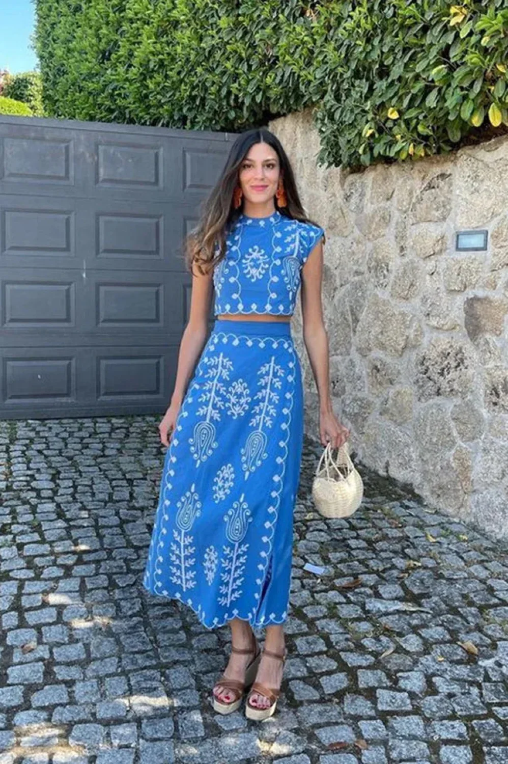 Melissa Top Stylish & Skirt Set - Image 8