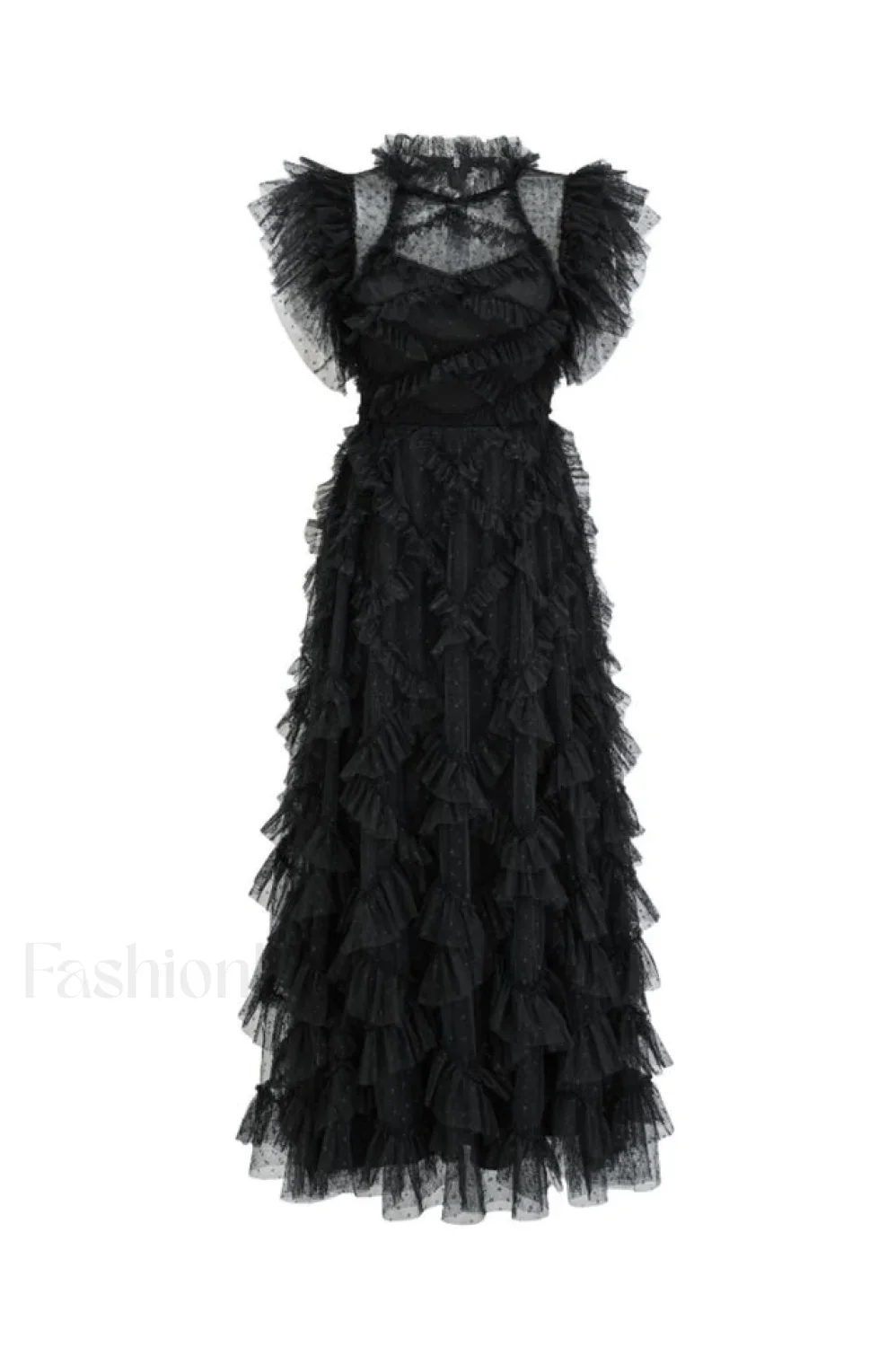 Maxine Floral Embroidery Charming Sleeveless Maxi Dress - Image 13
